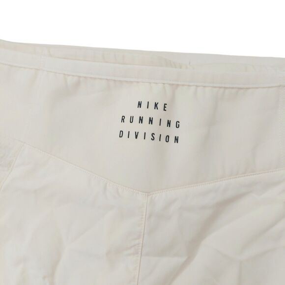 Nike Running Division Track Pants Womens Medium Beige Dri-Fit Lightweight Loose - Picture 7 of 12